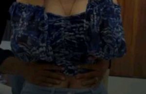 Blue Printed Top