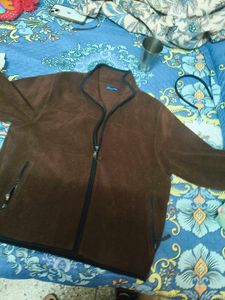 Brown Fleece Jacket for women in xl size