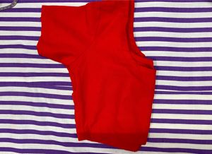 BRAND NEW VERMILLION RED BLOUSE