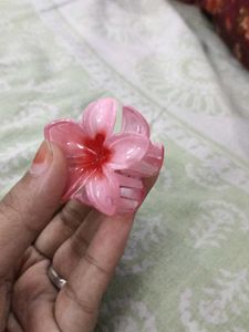 Pink Flower clutcher