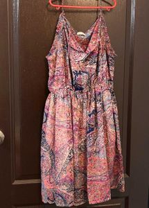 Paisley Print Dress