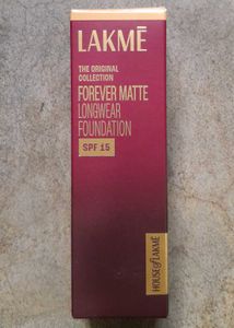 Lakme Forever Matte Longwear Foundation with SPF15
