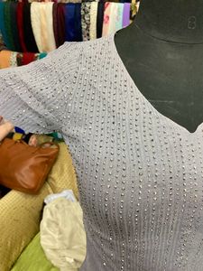 Luxury Rhinestone Top
