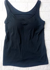 Tank And Padded Top Black/ Olive Green