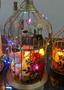 Iron Metal Cage Tea Candle Light Holder(small)