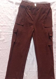 Coffee Brown Cargo Pant🤎