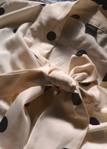 Polka Dot Bow Blouse