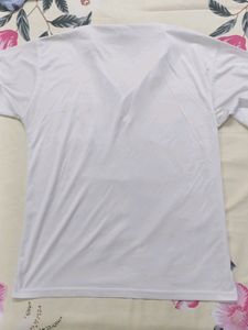 Unisex White Polo Tshirt