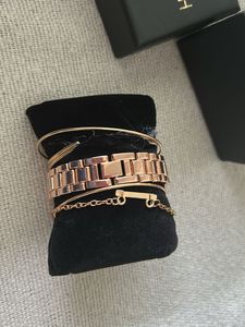 Joker &amp; Witch Rose Gold Tone Watch &amp; Bracelet Set