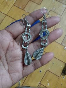 Silver Drop Earrings