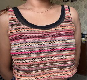 Striped Knit Tank Top