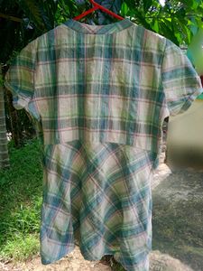 Green Plaid Dress