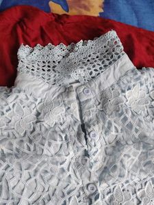 A Beautiful Woman&#39;s Blue shirt