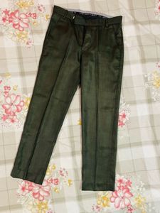 Dark Green Formal Pants