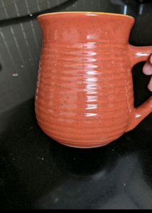 Set of 2 Hand Painted Ceramic Milk/Coffee Mugs