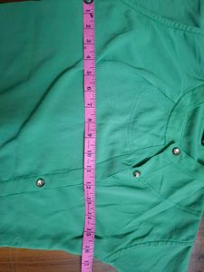 Green Button-Down Top