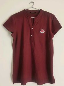 Cute Burgundy Top