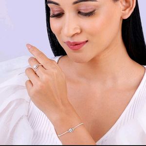 925 Real Silver Giva Bracelet &amp; Ring Set