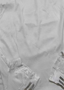 Adidas Women White Sporty 3 Stripes Tshirt