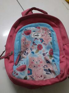 Genie Kitty Pink School Back Pack
