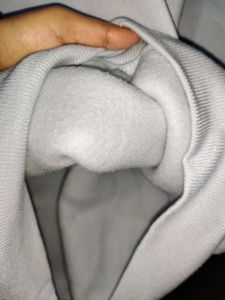 Shein Baby Blue Fluffy Hoodie (Fleece Inside)