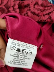 Maroon Lace Tops (Women&#39;s)