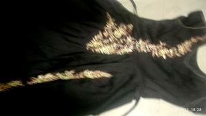 Party Dress coffee brown( 34size)
