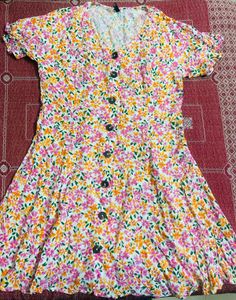 Floral Button-Down Dress