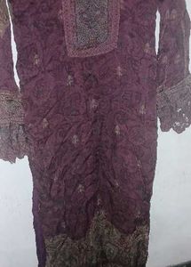 Elegant Purple Kurta Set