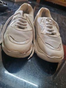 White Sports Shoes Women