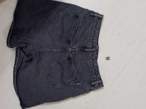 Stylish Black Denim Shorts