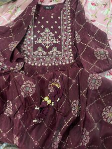 Indya Embroidered Kurta set