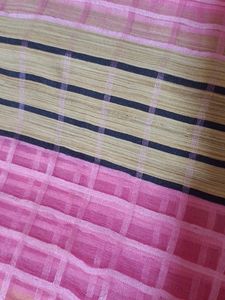 Cotton Pink Saree
