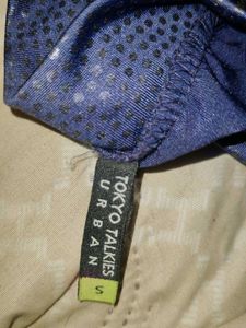 Blue Long Sleeve Mini Dress