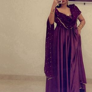 Anarkali With Dupatta