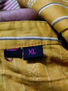 Striped Yellow Kurta