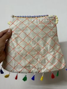 Embroidered Sling Bag
