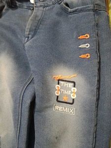 Distressed Denim Jeans