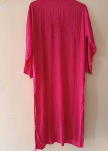 Rose Pink Handwork Chikankari Suit
