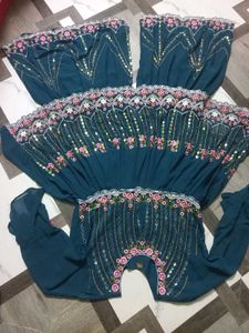 Blue Sharara Set