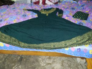Green Suit With Dupatta