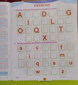 48 Pgs English Pre- Primer Textbook