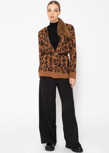 Y2K leo pattern Cardigan