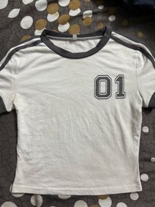 White Sporty Tee