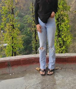 Zara Ripped Denim