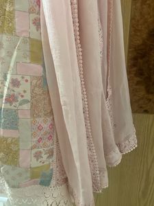 Set Of 2 Pink Embroidered Salwar Kameez