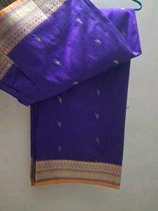 Elegant Purple Saree