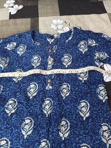 Blue Printed Kurta