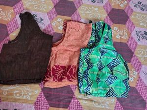 Set of 3 Readymade Blouses