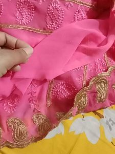 Saree Totally New With Blouse Bt Not Used One Time